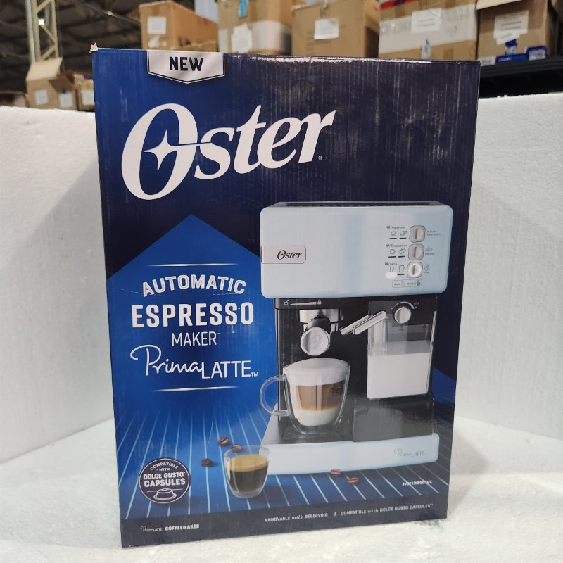 Cafetera Automática de Espresso Oster Prima Latte BVSTEM6603CC