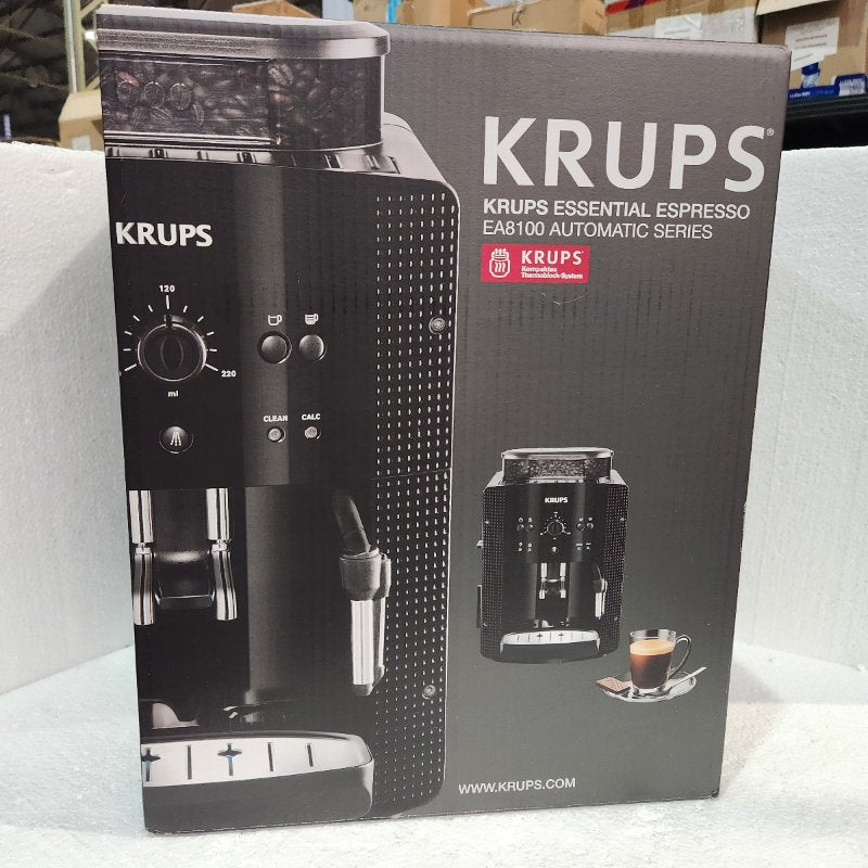 Cafetera Automática Krups Essential Espresso EA8100, Negro