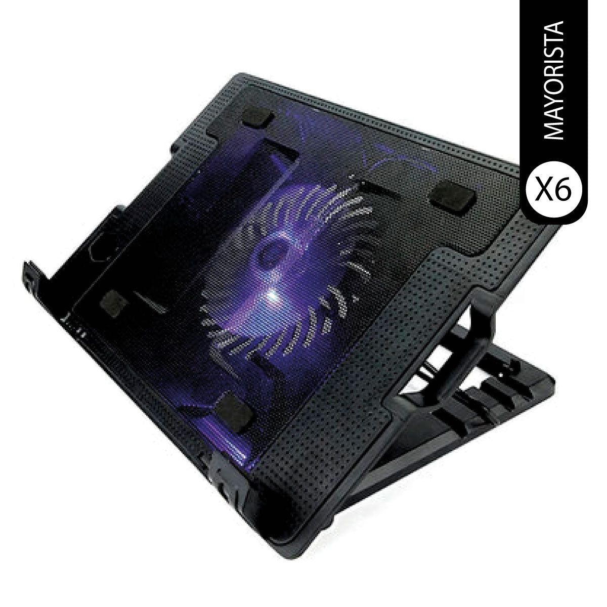 Pack de 6 ventiladores para notebook ergostand y fiddler