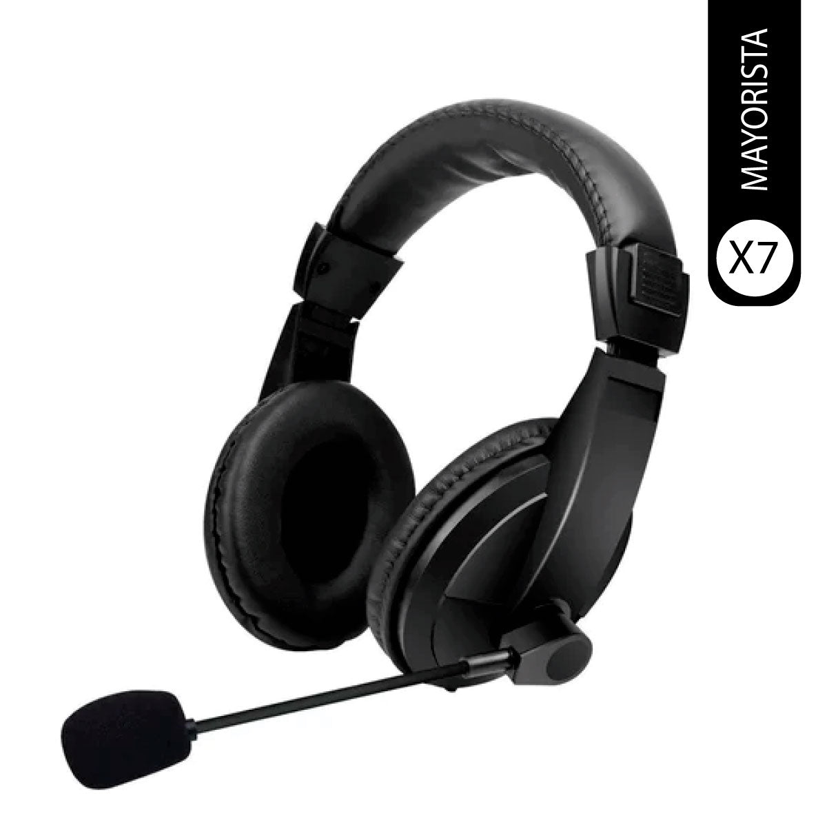 Pack de 7 audífonos multimedia con micrófono weilishi w-750