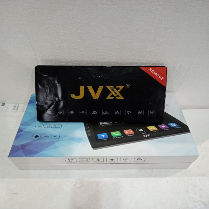 Pantalla Táctil JVX V6 6GB RAM 64GB Almacenamiento DT-127BT, Negro