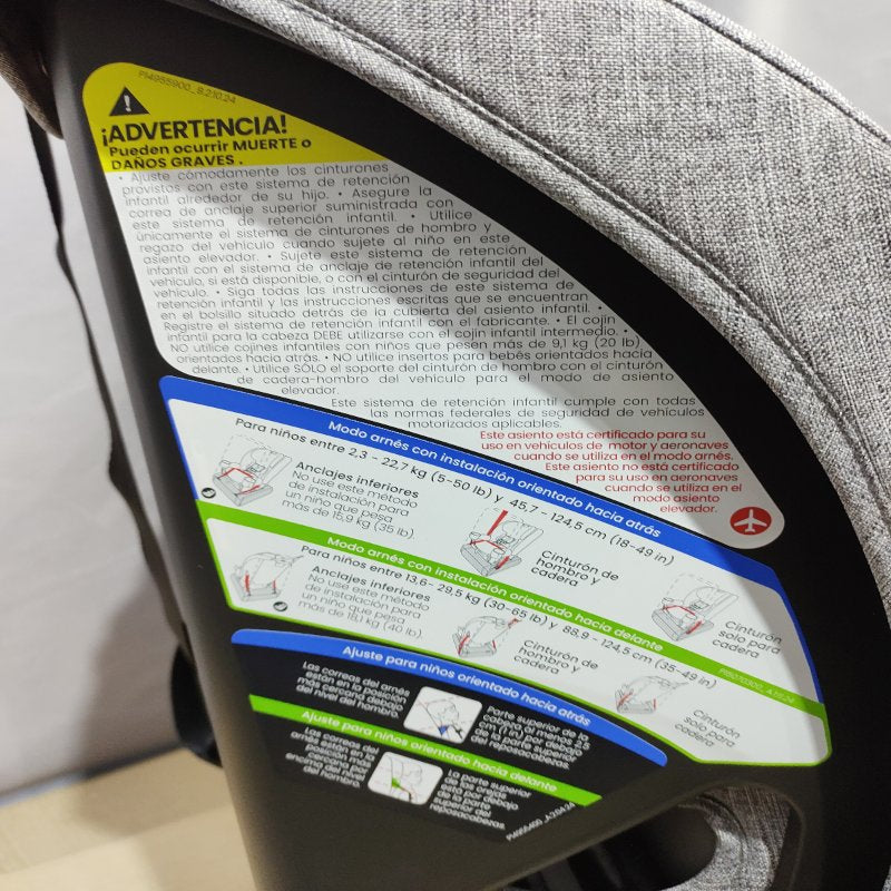 Silla de Auto Convertible One4Life Slim Pergamino Britax E1D437BDI