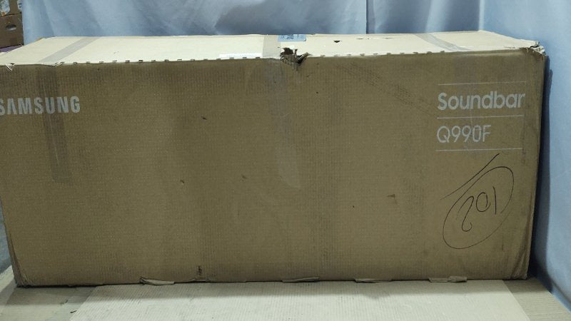 Soundbar Samsung Q990F con Subwoofer y Altavoces Traseros, Negro