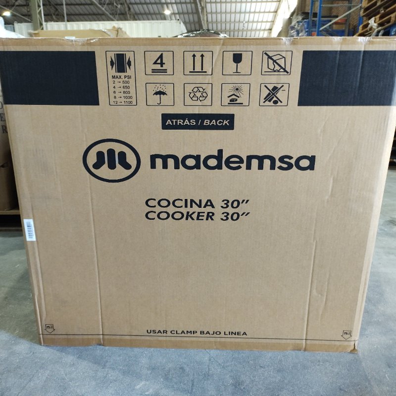 Cocina a Gas 5 Platos Mademsa FM5SSC Inoxidable