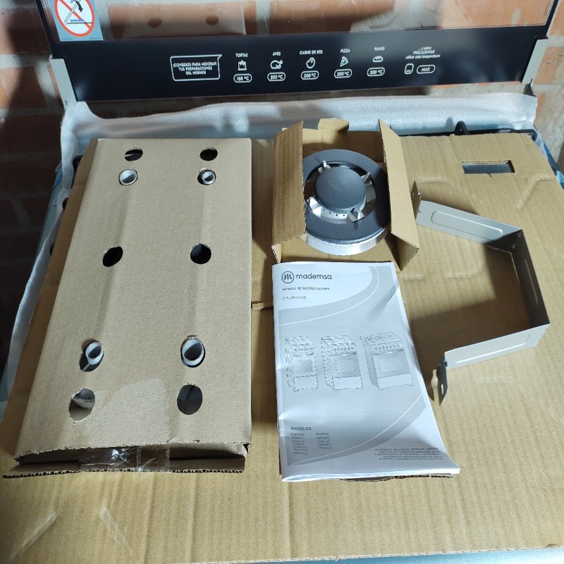 Cocina a Gas 5 Platos Mademsa FM5SSC Inoxidable
