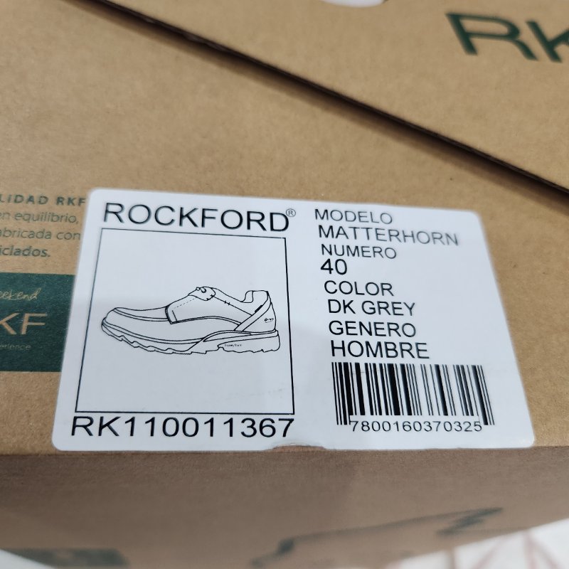 Zapatos de Vestir Rockford Matterhorn Plomo