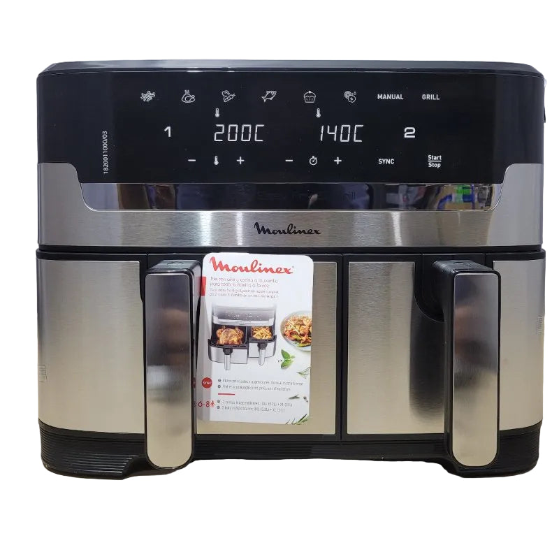 Freidora de Aire Moulinex Easy Fry Dual Pro 8.3L 1700W