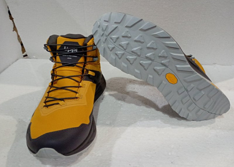 Zapatilla Hombre Lippi Atlas Mid Mostaza Grafito