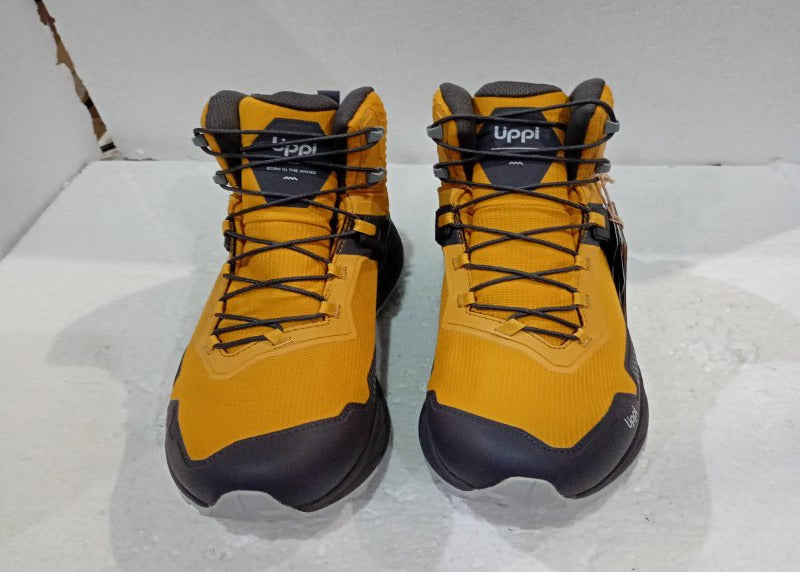 Zapatilla Hombre Lippi Atlas Mid Mostaza Grafito