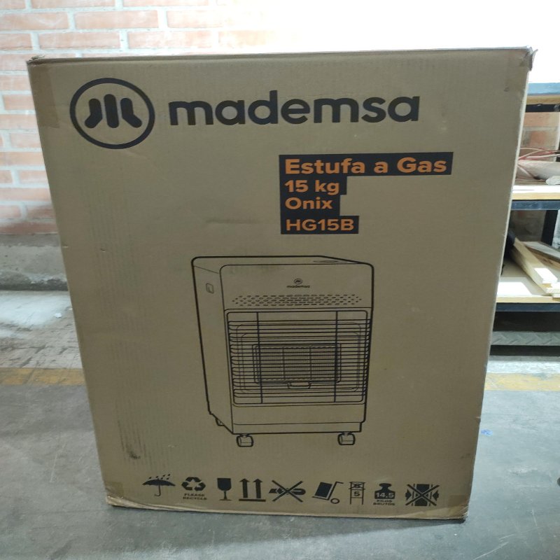 Estufa Infrarroja a Gas Mademsa HG15B 15 kilos Onix