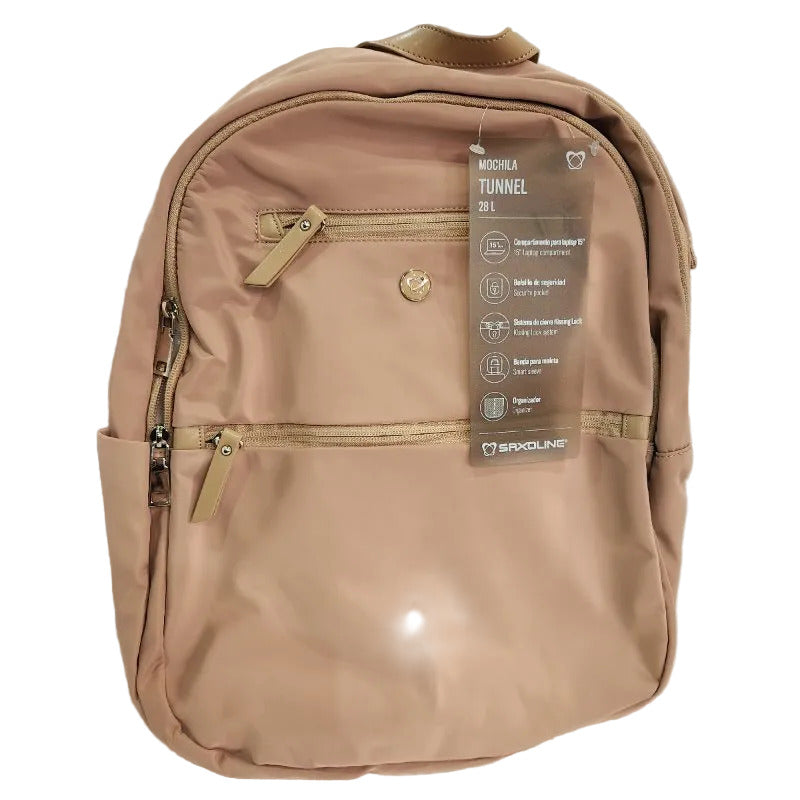 Mochila para Notebook Saxoline Tunnel Beige 28 Litros