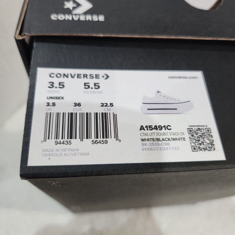 Zapatilla Urbana Unisex Converse Chuck Taylor All Star Lift Dou