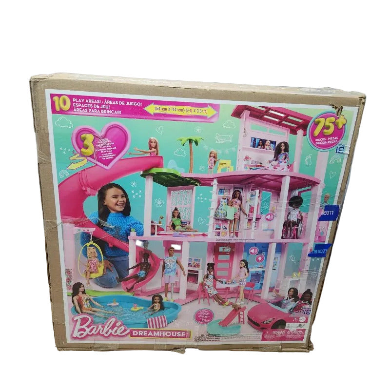 Casa de los Sueños Barbie Tobogán Alberca Niñas 75 Piezas