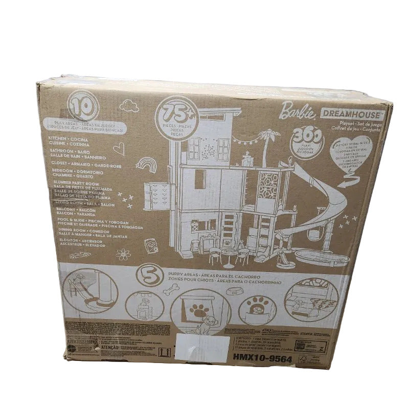 Casa de los Sueños Barbie Tobogán Alberca Niñas 75 Piezas