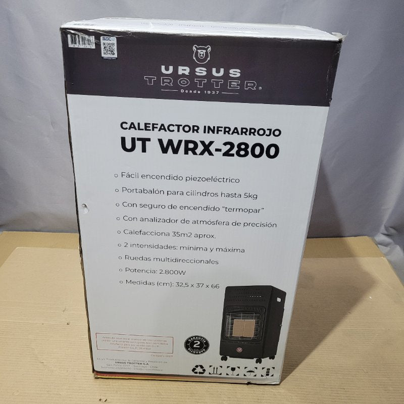 Calefactor Infrarrojo URSUS TROTTER UT WRX2800