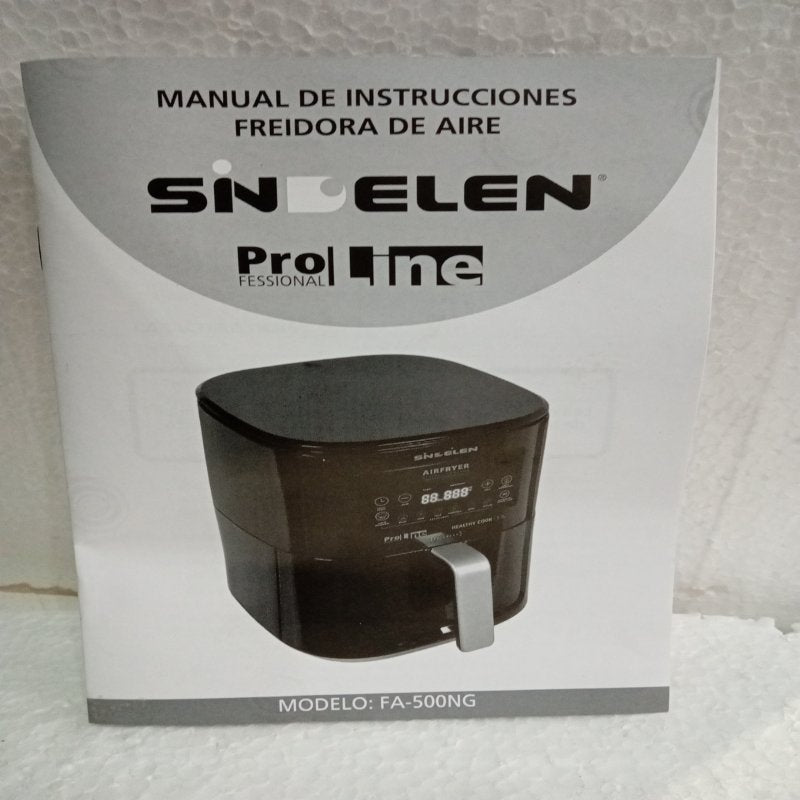Freidora de Aire Sindelen FA-500 NG 5.5 Litros