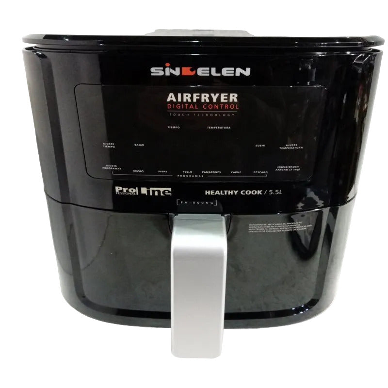 Freidora de Aire Sindelen FA-500 NG 5.5 Litros