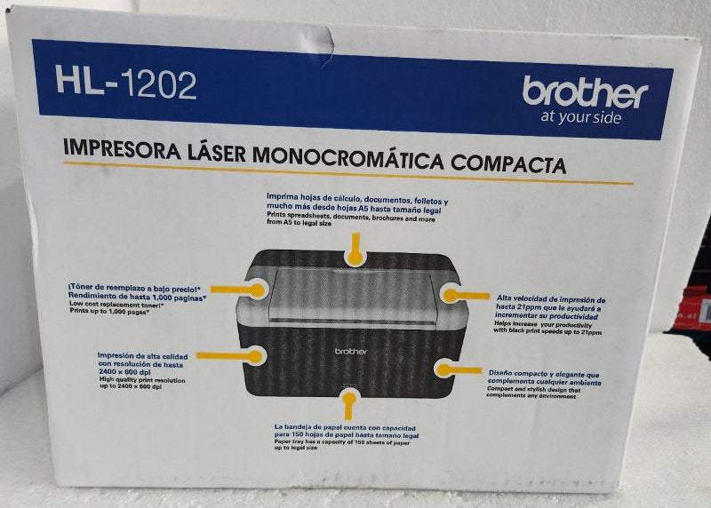 Impresora Láser Monocromática Brother HL-1202