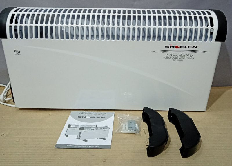 Calefactor Convector Portátil Sindelen EEP-2200BL 2200W
