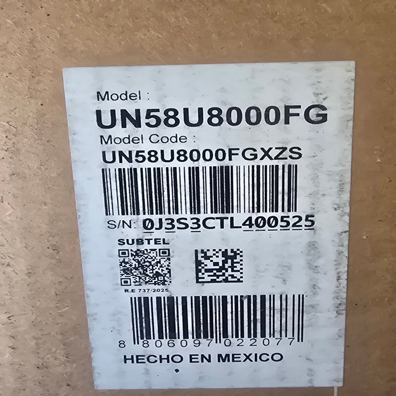 Smart TV Samsung UN58U800FGXZS 58 pulgadas