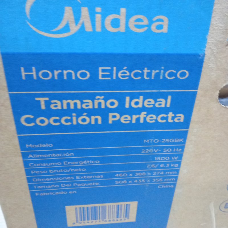 Horno Eléctrico Midea MTO-25GBK 25 Litros