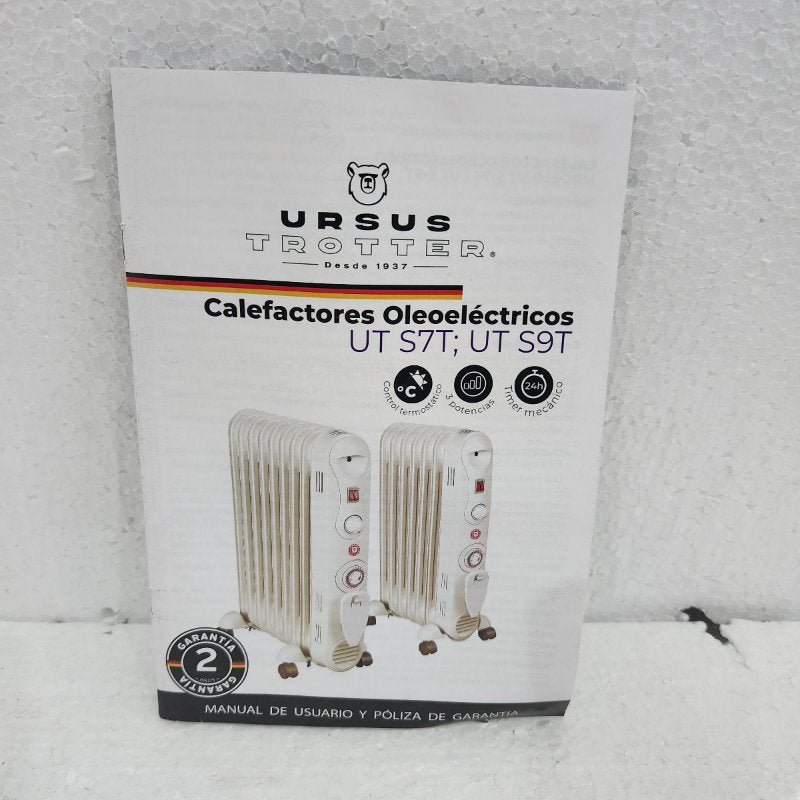 Calefactor Oleoeléctrico Ursus Trotter UT S-7T 7