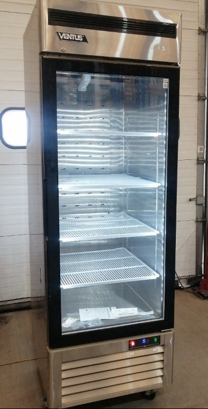 Refrigerador 1 Pta Vidrio Ventus Vr1ps-700v Acero Inox. 580l