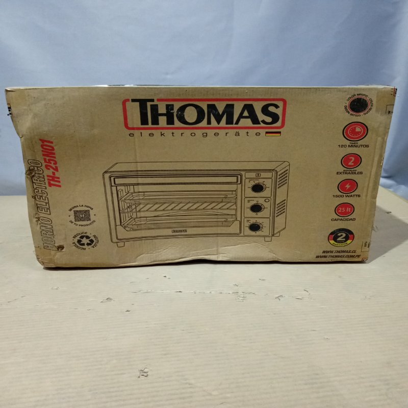 Horno Eléctrico Thomas TH-25N01 25 Litros Negro