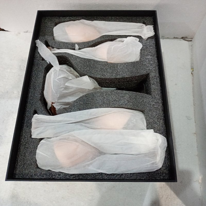 Set de Copas y Decantador Encobrizado Entreparrilleros