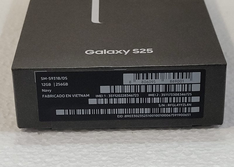 Celular Samsung Galaxy S25 SM-S931B 12GB RAM 256GB Navy