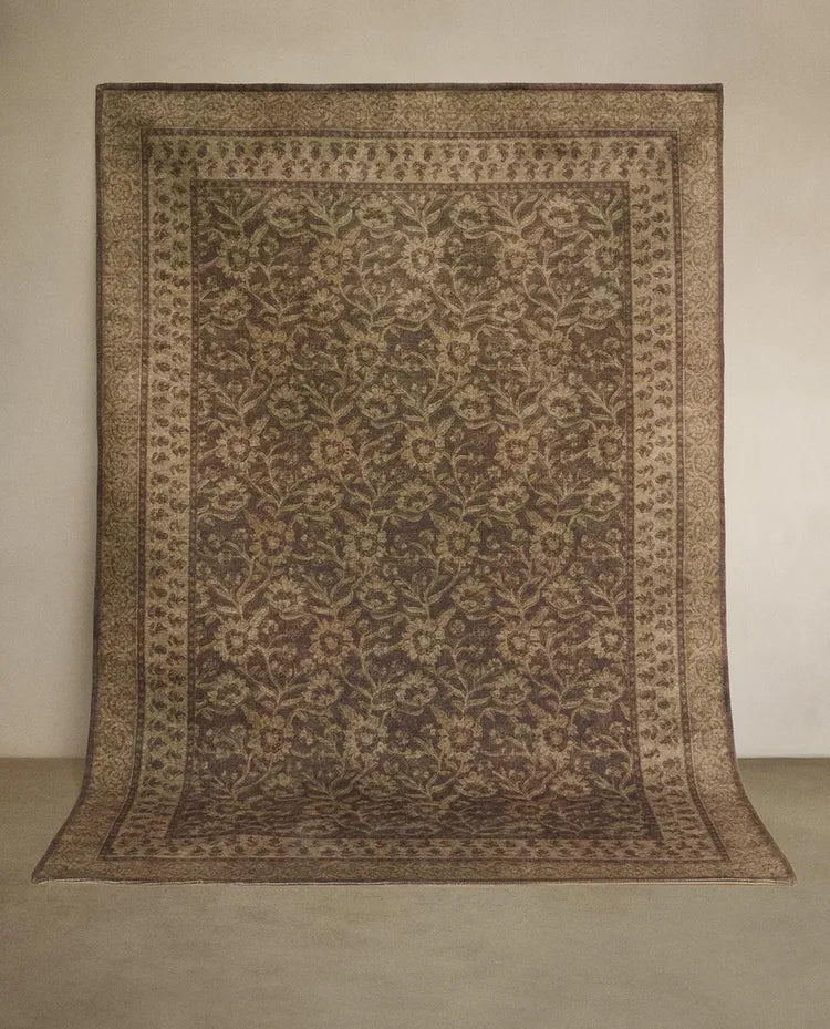 Alfombra Floral Vintage Zara Home Modelo 2335/029/700/89