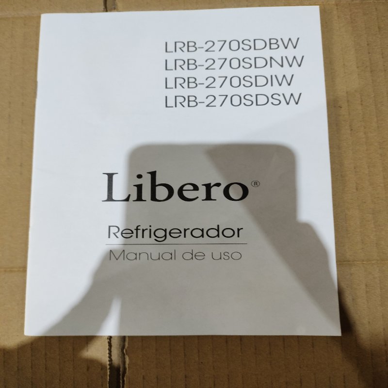 Refrigerador Bottom Freezer Libero LRB-270SDNW 262 Litros