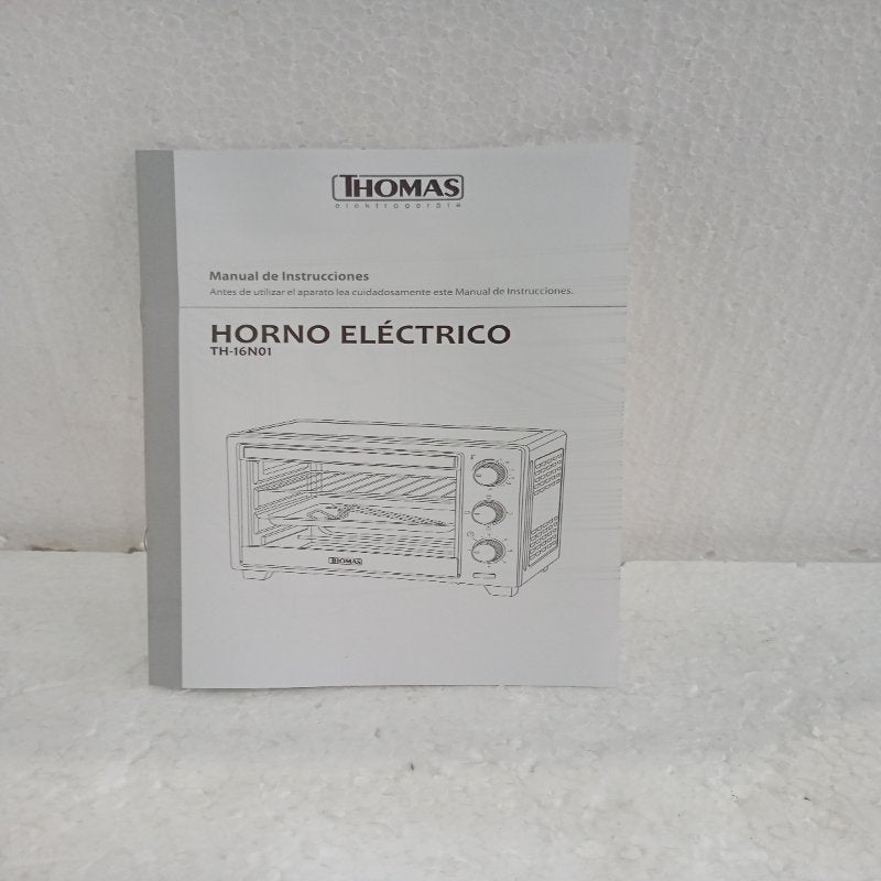 Horno Eléctrico Thomas TH-16N01 16 Litros Negro