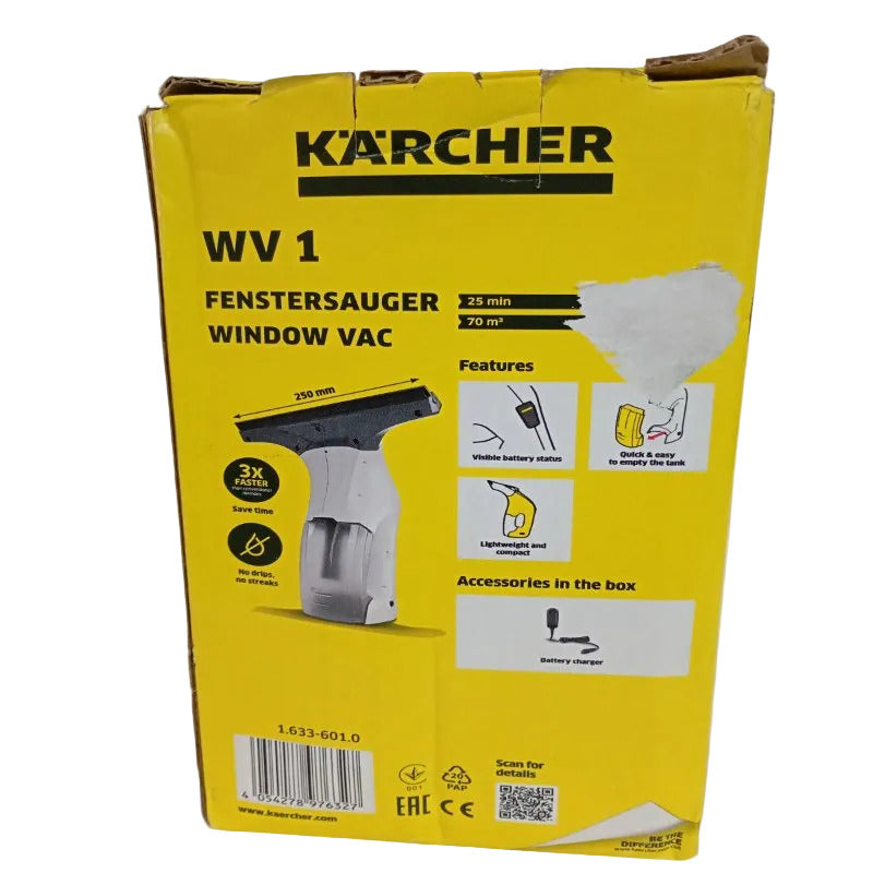 Limpia vidrios Kärcher WV1 Blanco