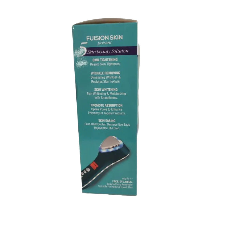 Masajeador Facial Fusion Skin Hot & Cold con Luz Roja y Azul