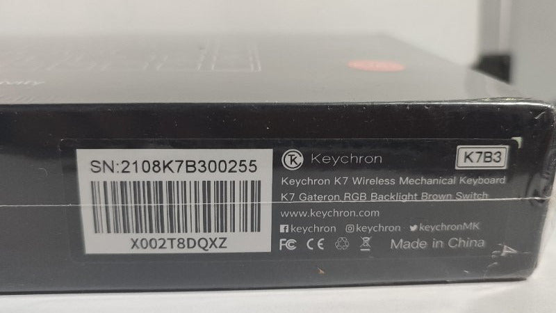 Teclado Mecánico Inalámbrico Keychron K7 K7B3