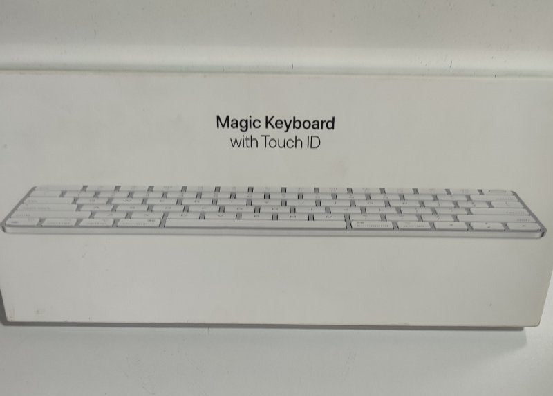 Teclado Mágico con Touch ID Apple A2449, Blanco