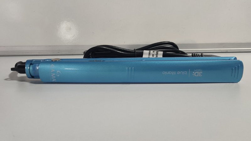 Plancha de Cabello Gama Elegance 3D Therapy Ultra Ion Blue Titanio - 230 °C / 450 °F