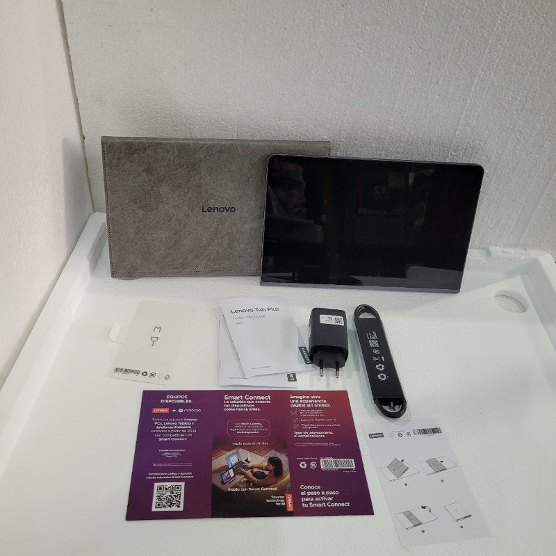 Tablet Lenovo Tab Plus TB351FU con Sleeve Case – 11.5", 8 GB RAM, 256 GB, Luna Grey