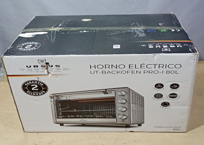 Horno Eléctrico Ursus Trotter UK-BACKOFEN PRO-I 80 Litros