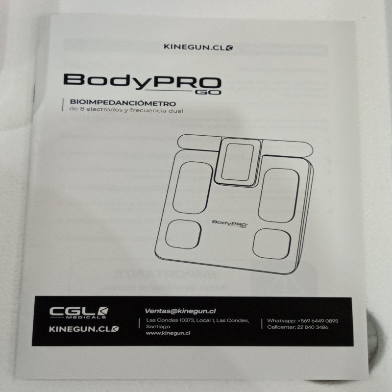 Báscula Inteligente BodyPro 2.0 Bioimpedanciómetro