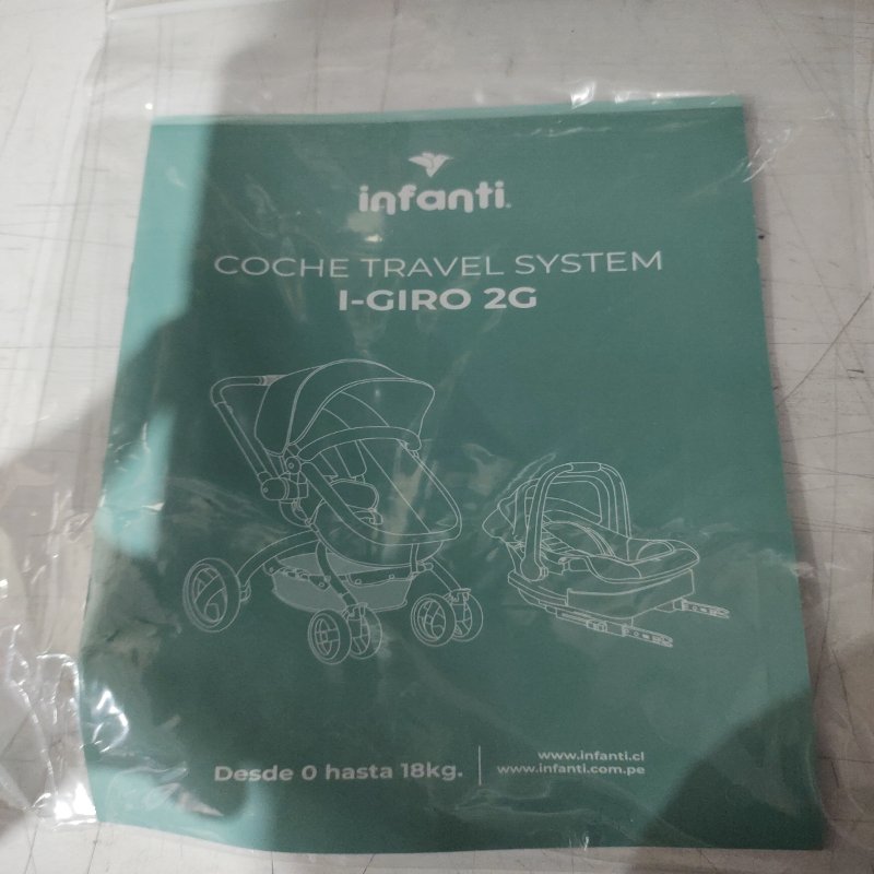 Coche Travel System Infanti i-Giro 2G, Negro