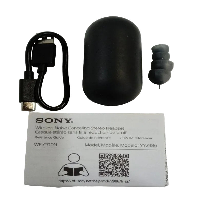 Audífonos Bluetooth Sony WF-C710N, Negro