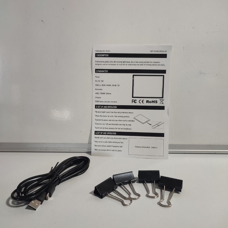 LED Light Pad Generico 400x300x6 mm 5V/DC 12W