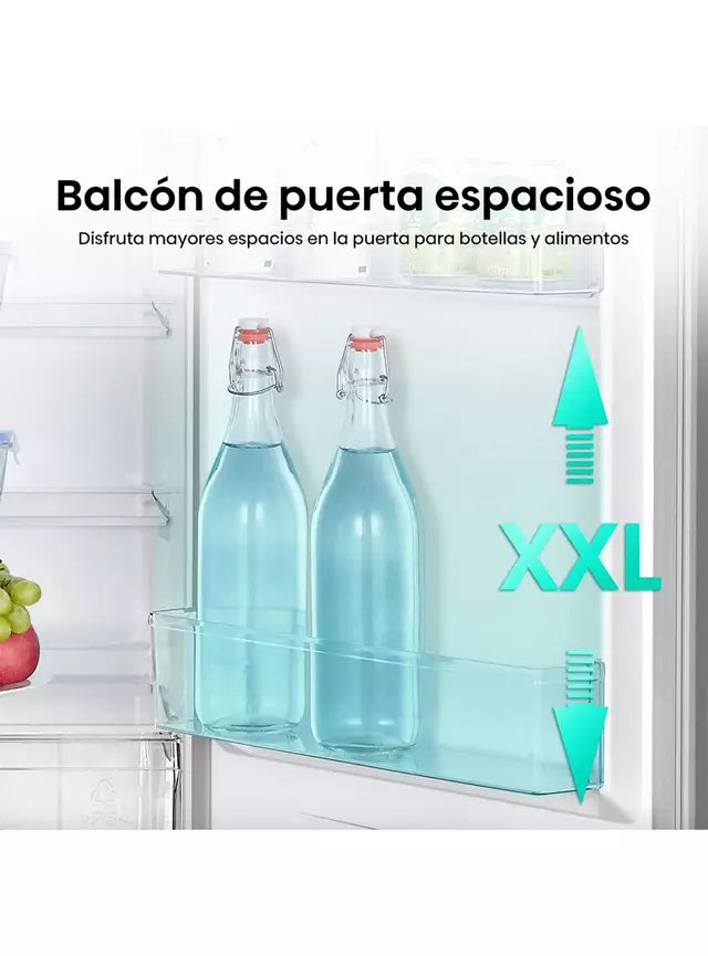 Refrigerador Hisense RB341NL 268 Litros, Plata