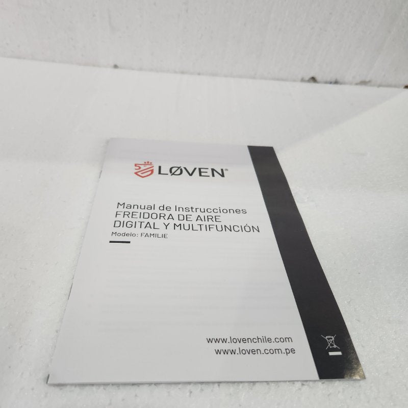 Freidora de Aire Loven Multifunción 8 Litros