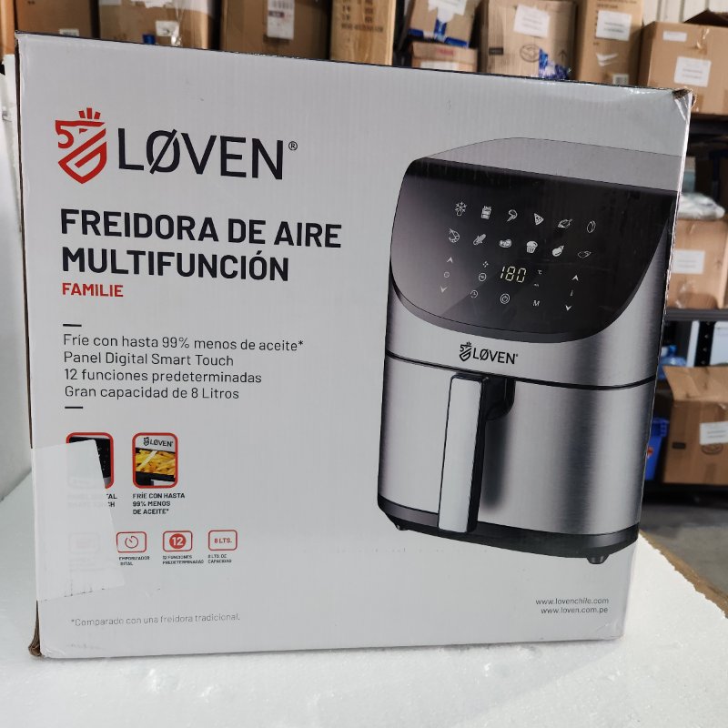 Freidora de Aire Loven Multifunción 8 Litros