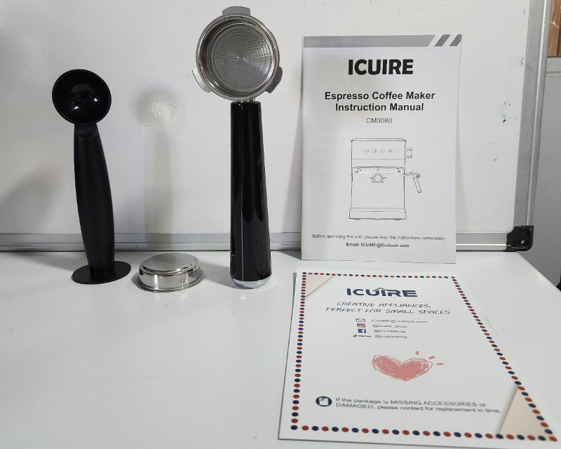 Cafetera espresso ICUIRE CM3080 1050W