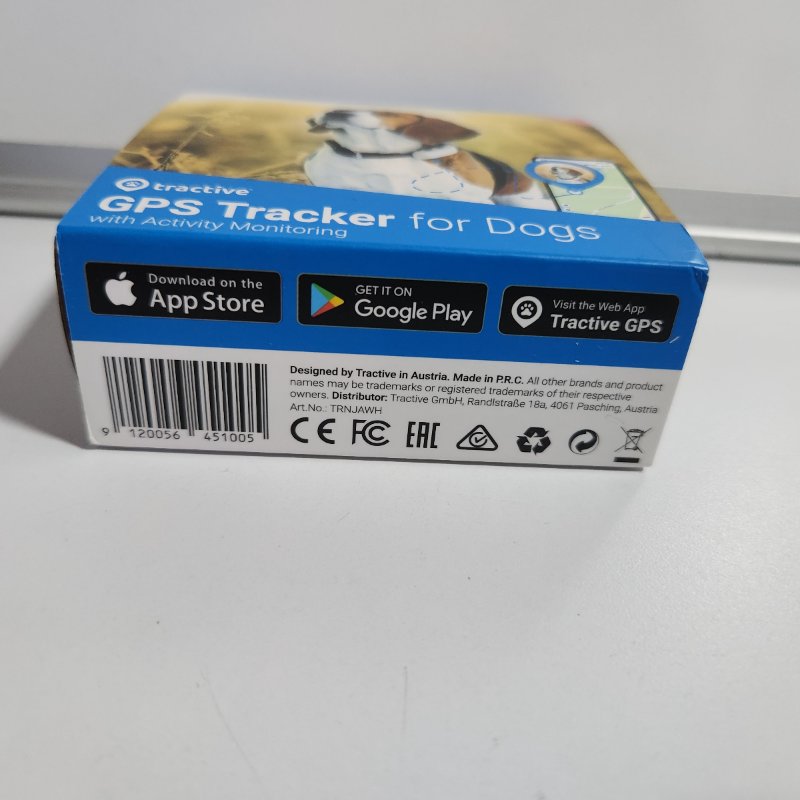 Rastreador GPS Tractive para Perros con Monitor de Actividad 4G/LTE