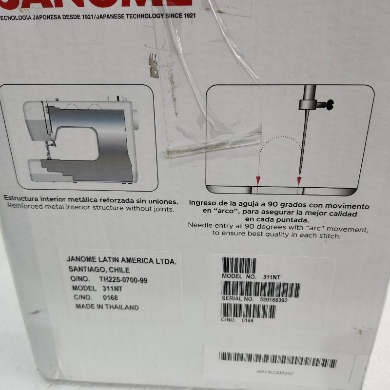 Máquina de Coser Janome 311 NT Joy of Sewing